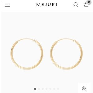 Mejuri between hoops